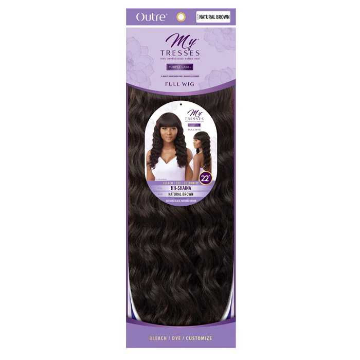 Outre 100% Unprocessed Human Hair Full Cap Wig - SHAINA - Image 4