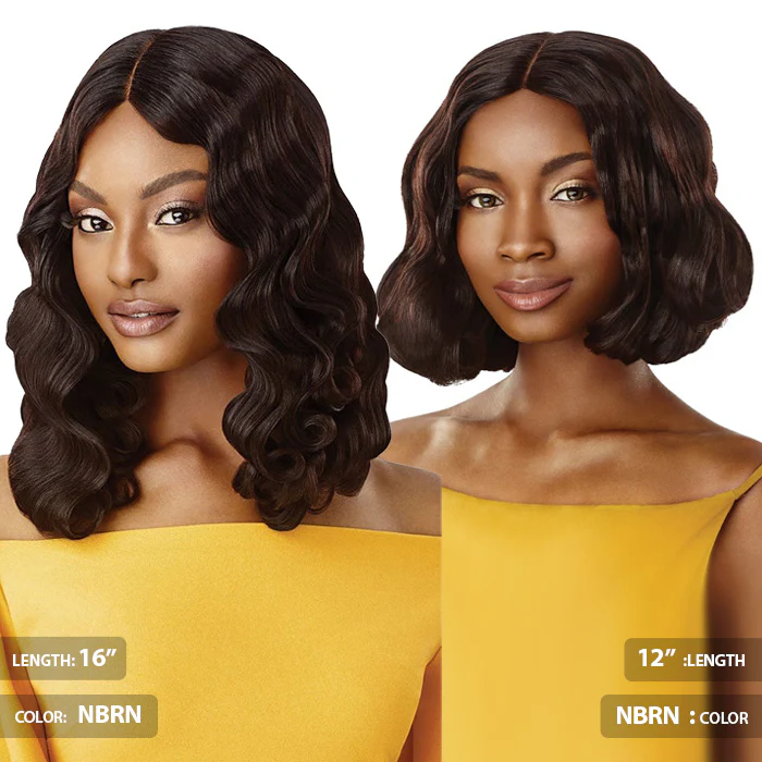 Outre 100% Unprocessed Human Hair Lace Part Daily Wig - STRAIGHT BLUNT CUT BOB 12"/16" - Image 4