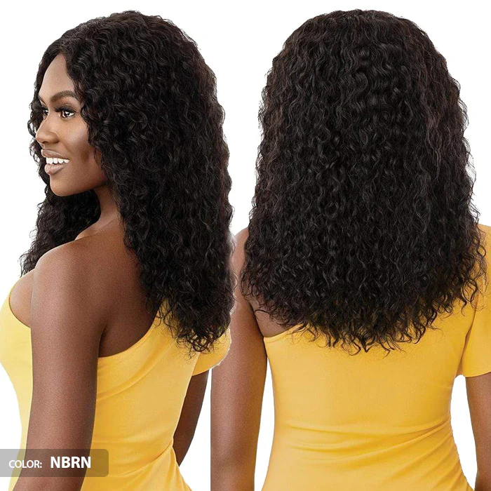 Outre The Daily Wig 100% Unprocessed Human Hair Lace Part Wet & Wavy Wig - DEEP CURL 20 - Image 3