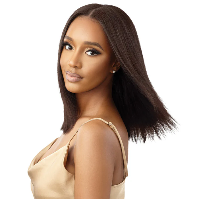 Outre 100% Unprocessed Human Hair U Part Leave Out Wig - DOMINICAN STRAIGHT 14 - Image 2