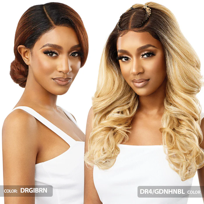 Outre 360 Front Lace 100% Human Hair Blend 13X6 HD Lace Front Wig - VELORA - Image 2