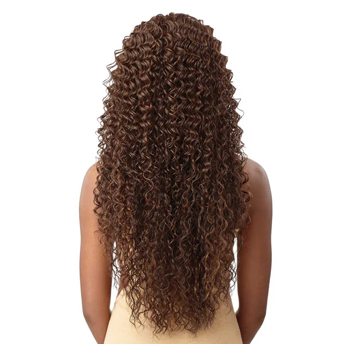 Outre 360 Frontal Lace 100% Human Hair Blend 13X6 HD Lace Front Wig - KAYREENA - Image 5