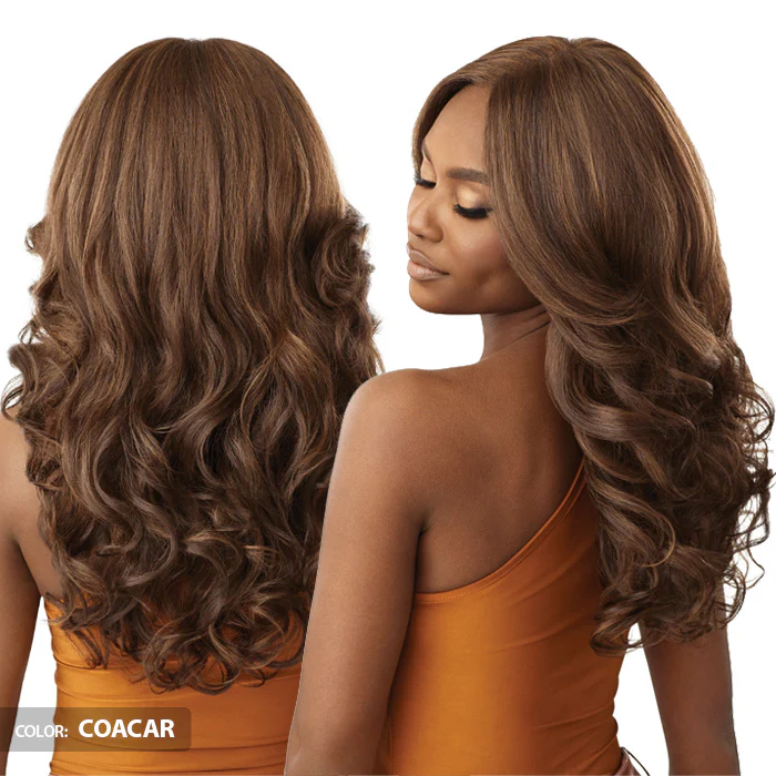 Outre 5x5 Lace Closure Wig Human Hair Blend Glueless HD Lace Front Wig - HHB-DREAM CURLS 20 - Image 3