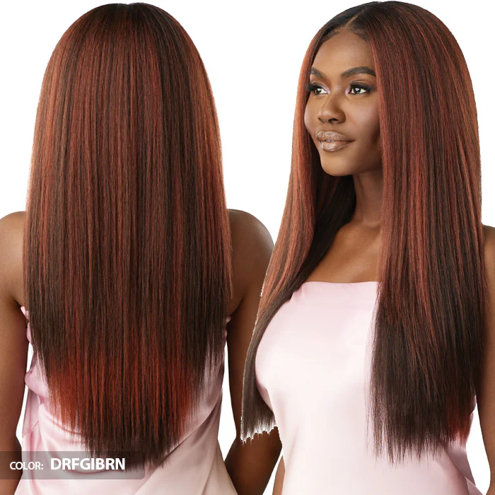 Outre Airtied Glueless Human Hair Blend 13x6 HD Lace Front Wig - PERM YAKI 26" - 100% Fully Hand-Tied - Image 4