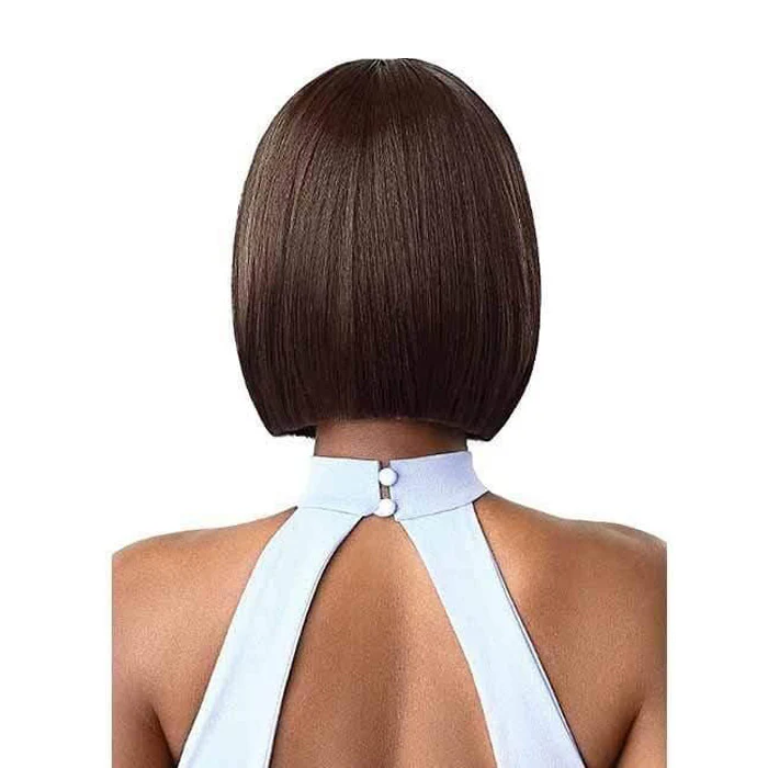 Outre Blunt Cut Swiss Synthetic Lace I-Parting Lace Front Wig - AMA - Image 3