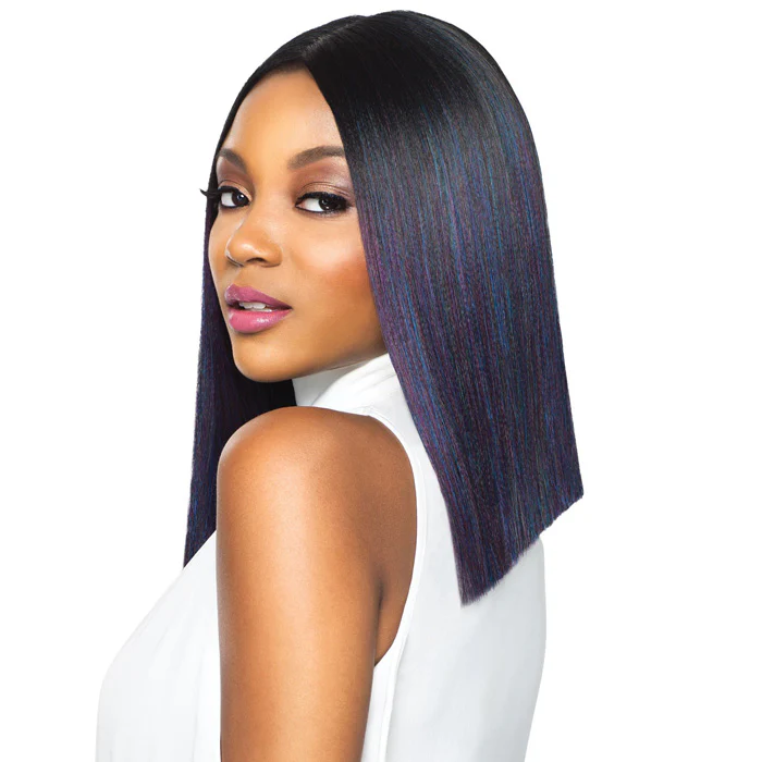 Outre Blunt Cut Swiss Lace Synthetic I-Parting Lace Front Wig JODIE
