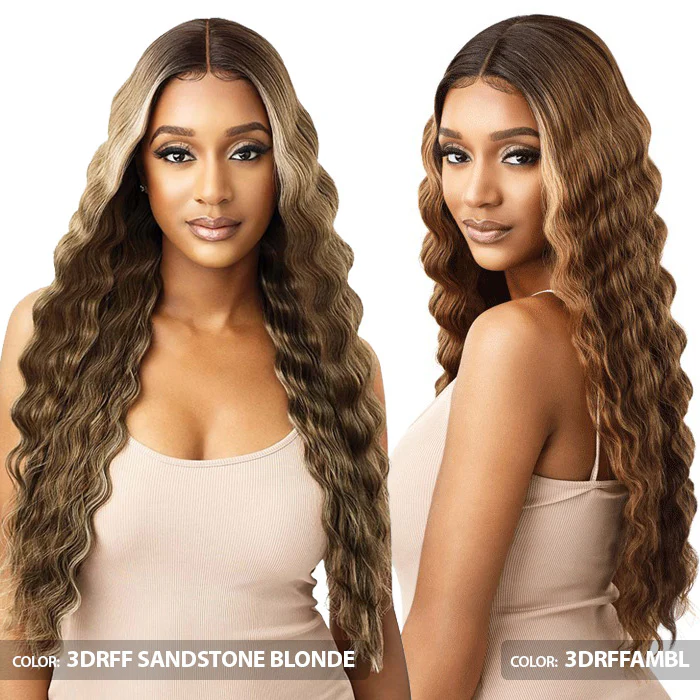 Outre Color Bomb 5" Deep Part HD Lace Front Wig - KEEVAH - Image 3