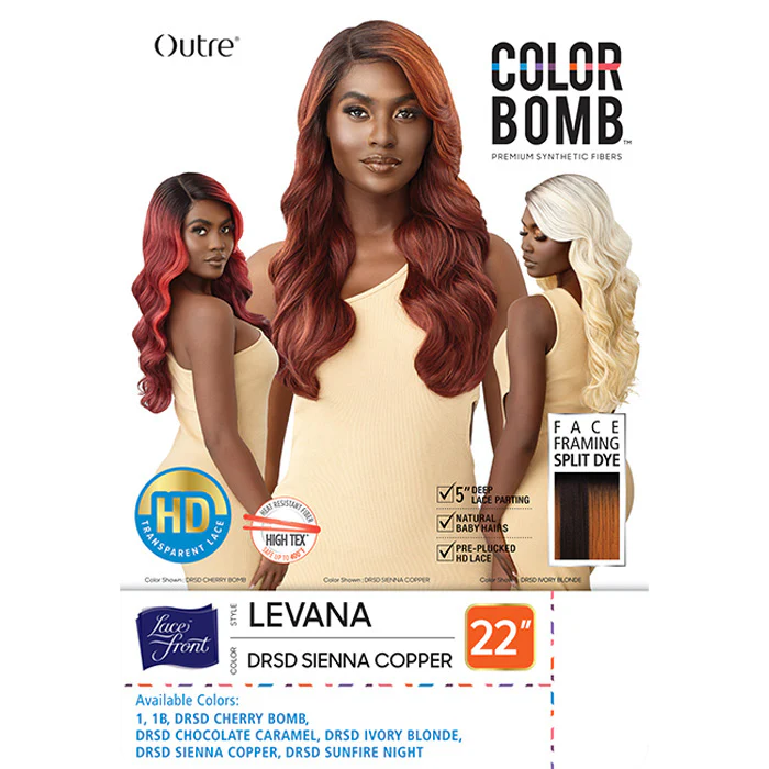 Outre Color Bomb 5" Deep Part HD Lace Front Wig - LEVANA - Image 5