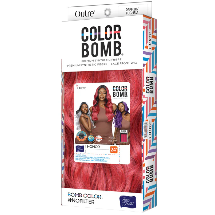 Outre Color Bomb Glueless 5" Deep HD Lace Front Wig - HONOR - Image 7