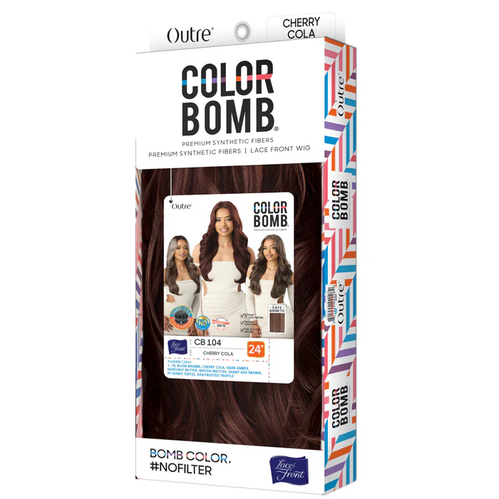 Outre Color Bomb Glueless 5" HD Deep Lace Parting Front Wig - CB 104 - Image 5