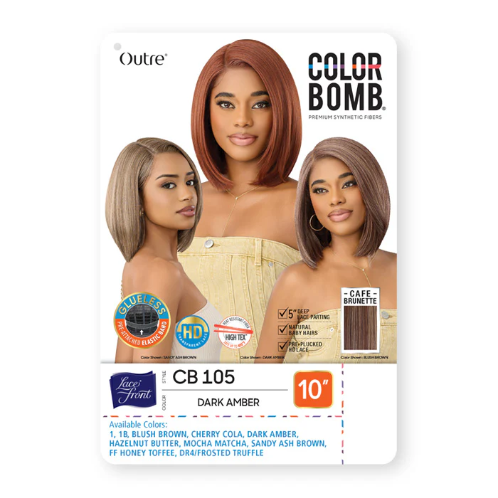 Outre Color Bomb Glueless 5" HD Deep Lace Parting Front Wig - CB 105 - Image 5