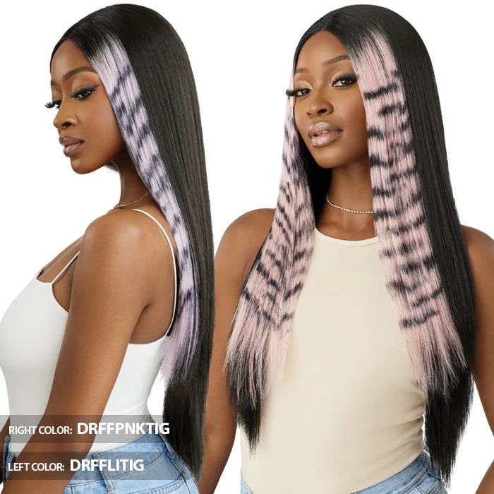Outre Color Bomb Glueless 5" Part HD Lace Front Wig - TYGRA - Tiger Collection - Image 2