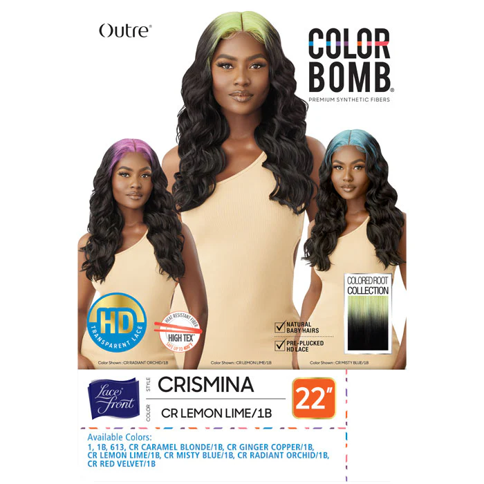 Outre Color Bomb HD Lace Front Wig - CRISMINA - Image 9