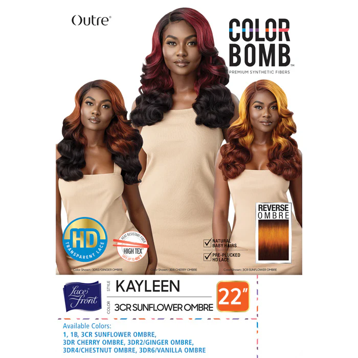 Outre Color Bomb HD Lace Front Wig - KAYLEEN - Image 8
