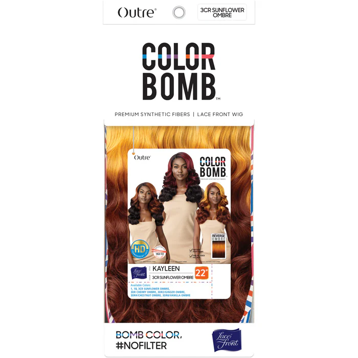 Outre Color Bomb HD Lace Front Wig - KAYLEEN - Image 9