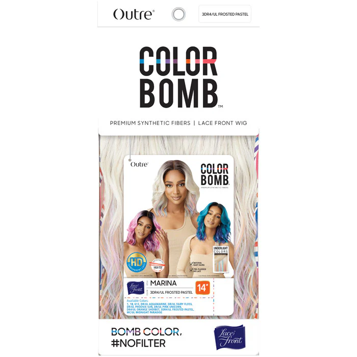 Outre Color Bomb HD Lace Front Wig - MARINA - Image 7