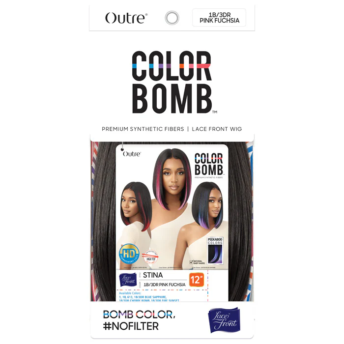 Outre Color Bomb HD Lace Front Wig - STINA - Image 5
