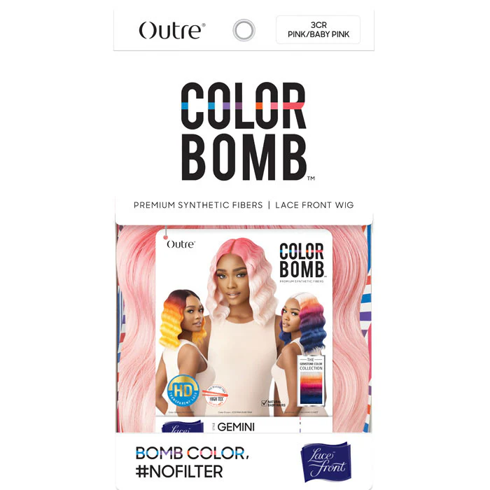 Outre Color Bomb HD Transparent Lace Front Wig - GEMINI - Image 8