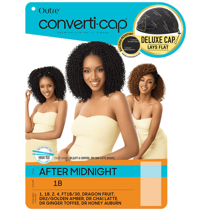 Outre Converti-Cap Deluxe Half Wig - AFTER MIDNIGHT - Image 5