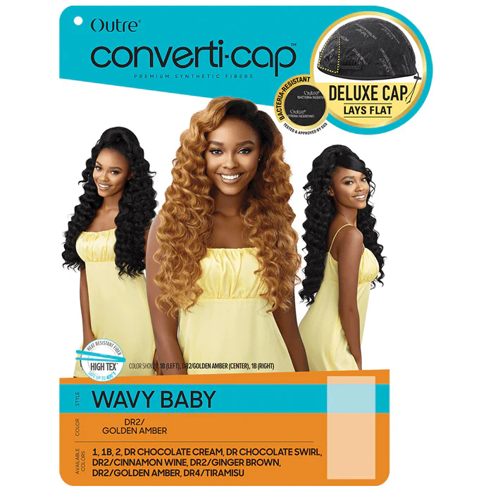 Outre Converti Cap Deluxe Half Wig - WAVY BABY - Image 5