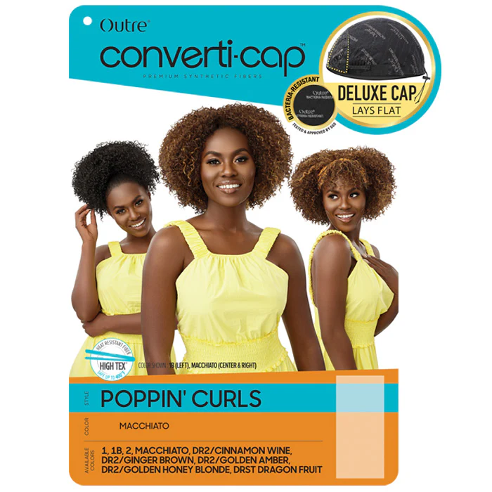 Outre Converti Cap Half Wig - POPPIN CURLS - Image 5