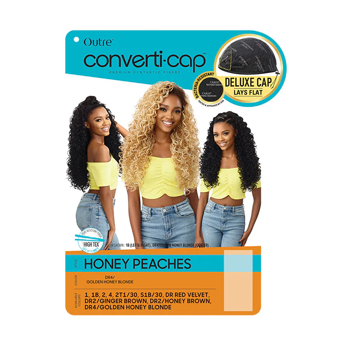 Outre Converti Cap Half Wig - HONEY PEACHES - Image 6