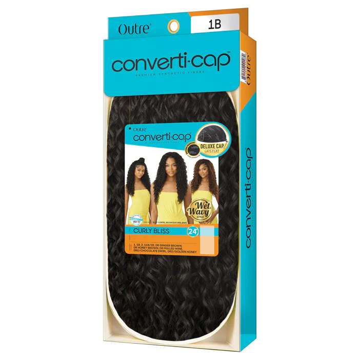 Outre Converti-Cap Wet and Wavy Half Wig - CURLY BLISS 24 - Image 7