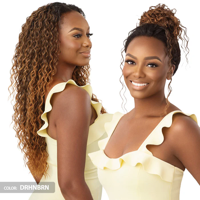 Outre Converti Cap Wet & Wavy Style Half Wig - ISLAND CURLS - Image 3
