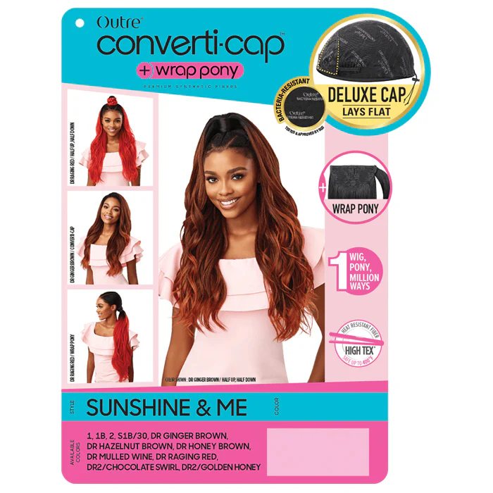Outre Converti Cap + Wrap Pony Half Wig - SUNSHINE & ME - Image 5