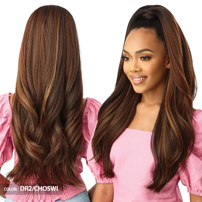 Outre Converti Cap + Wrap Pony Half Wig - KISS & TELL - Image 4
