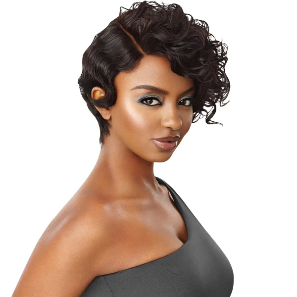 Outre Duby Diamond 6" Part Lace Front Wig - SPIRAL CURL - 100% Human Hair