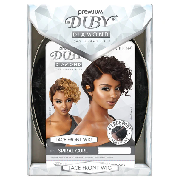 Outre Duby Diamond 6" Part Lace Front Wig - SPIRAL CURL - 100% Human Hair - Image 5
