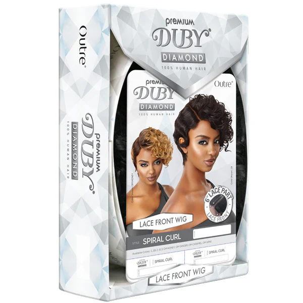 Outre Duby Diamond 6" Part Lace Front Wig - SPIRAL CURL - 100% Human Hair - Image 6