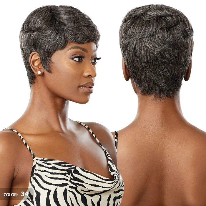 Outre Fab and Fly Gray Glamour Wig 100% Human Hair - HH-ADDISON - Image 3