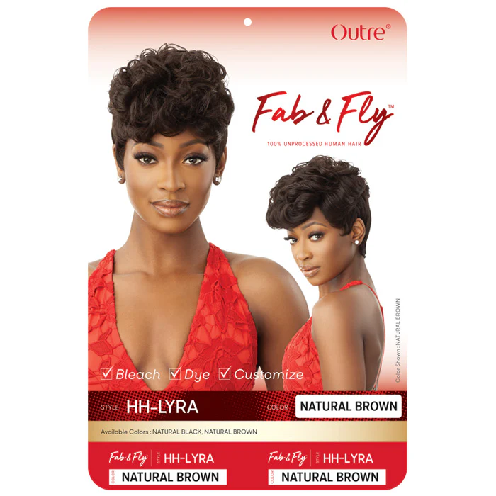 Outre Fab & Fly 100% Unprocessed Human Hair Full Cap Wig - HH LYRA - Image 4
