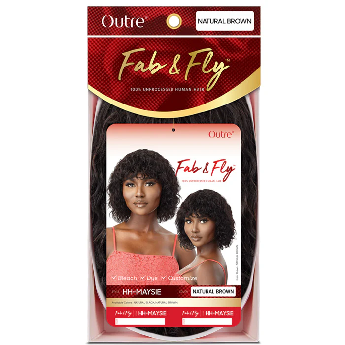 Outre Fab & Fly 100% Unprocessed Human Hair Full Cap Wig - MAYSIE - Image 5