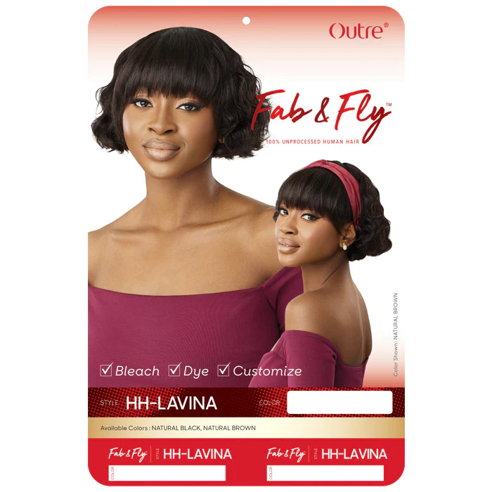 Outre Fab & Fly 100% Unprocessed Human Hair Full Wig - HH-LAVINA - Image 5