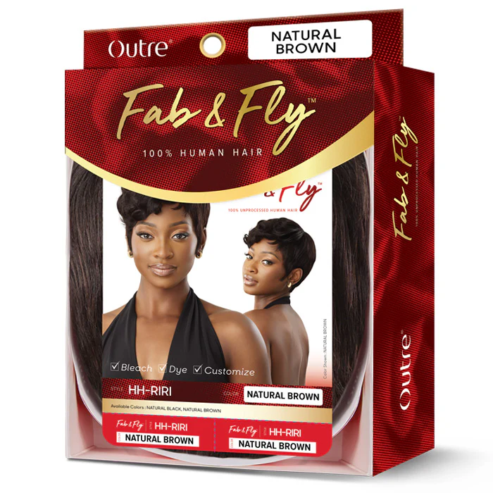 Outre Fab & Fly 100% Unprocessed Human Hair Full Wig - HH-RIRI - Image 6