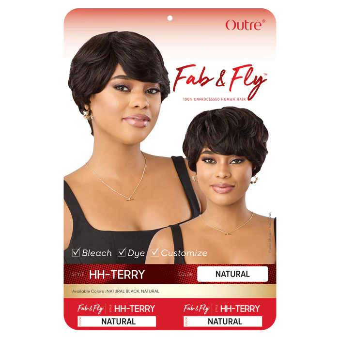 Outre Fab & Fly 100% Unprocessed Human Hair Full Wig - HH-TERRY - Image 4