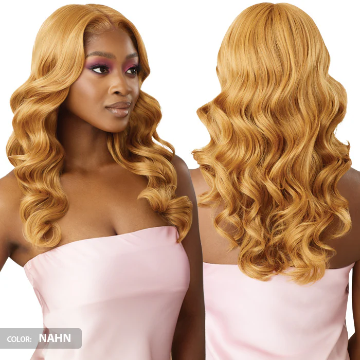 Outre Airtied Glueless Human Hair Blend 13x6 HD Lace Front Wig - HHB-NATURAL BODY WAVE 22" - Image 4