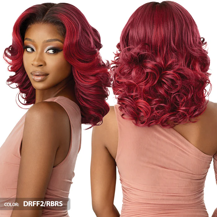 Outre Glueless Human Hair Blend 5X5 HD LACE CLOSURE WIG - HHB - BODY WAVE 16" - Image 3