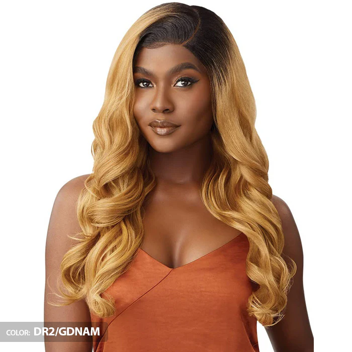 Outre Glueless Human Hair Blend 5X5 HD Lace Frontal Closure Wig - HHB-BODY CURL 24 - Image 2