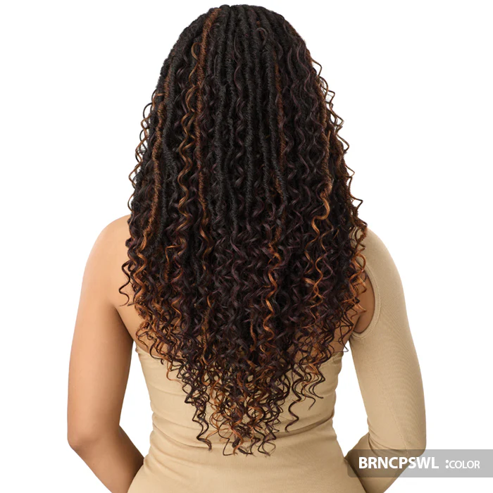 Outre Glueless Pre-Braided HD 13x4 Lace Front Wig - BOHO DEEP LOCS 26" - Image 3