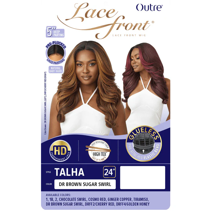 Outre Glueless Pre-Plucked HD Lace Front Wig - TALHA - Image 4