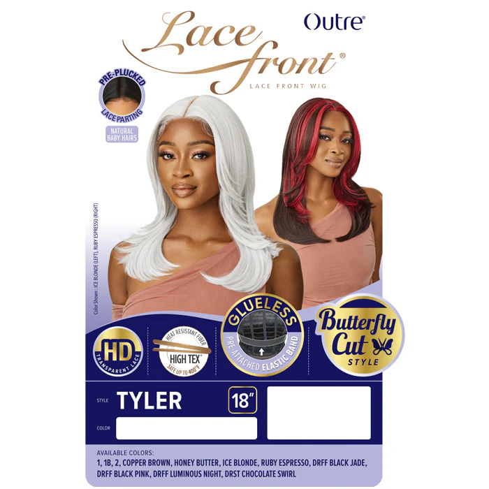 Outre Glueless Pre-Plucked HD Lace Front Wig - TYLER - Image 4