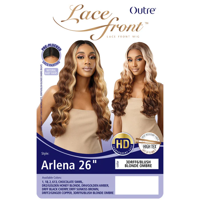 Outre HD Pre-Plucked Transparent Lace Front Wig - ARLENA 26” - Image 5
