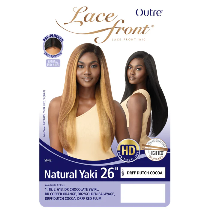 Outre HD Transparent Lace Front Wig - NATURAL YAKI 26 - Image 4