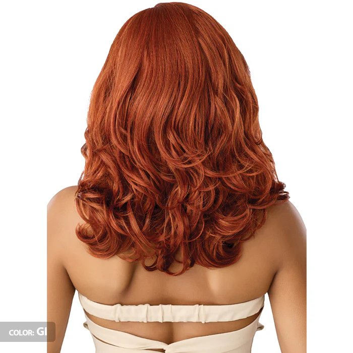 Outre Lace Front Glueless Pre-Plucked HD Lace Part Wig - HADLEY - Image 4