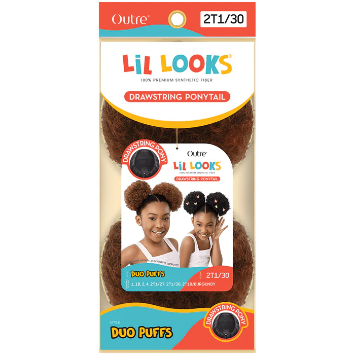 Outre Lil Looks Kids Drawstring Ponytail - DUO PUFFS - Image 5