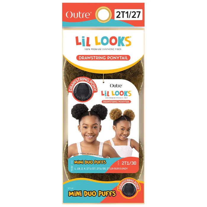 Outre Lil Looks Kids Drawstring Ponytail - MINI DUO PUFFS - Image 6